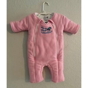 Magic Sleepsuit Baby Merlin's Cotton Baby Swaddle Small 3-6 Months 12-18lbs Pink